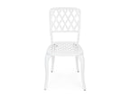 Chaise de jardin aluminium blanc Dekonao - Lot de 2 OFFT64021