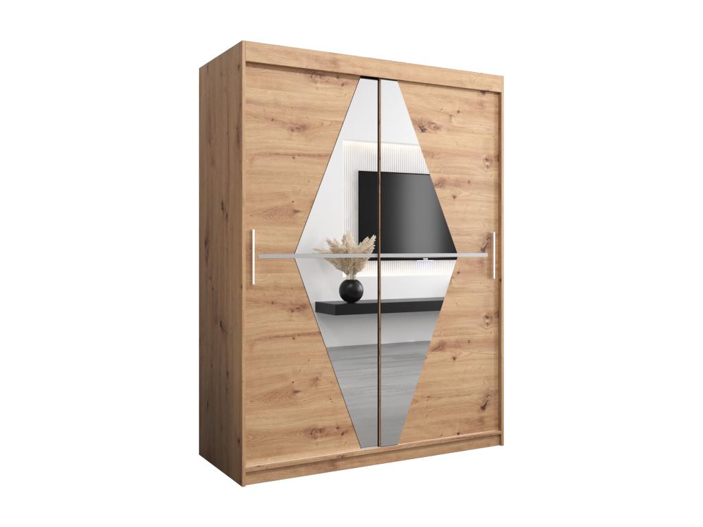 Armoire Dekonao À Portes Coulissantes 200/150/62 2 portes Dekonao LOOC41006