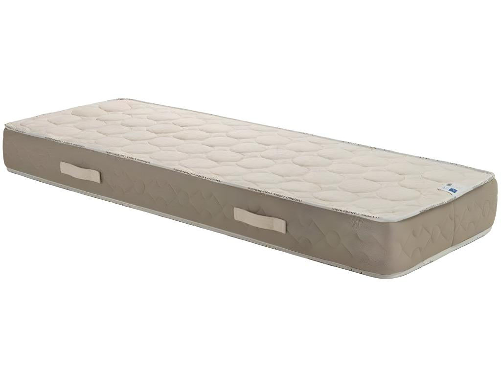 Matelas latex 90x190x23 cm ferme coton 7 zones de confort noyau poli latex HR KYUP71631