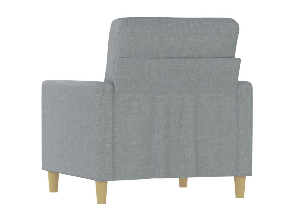 Fauteuil Gris clair 60 cm Tissu UQNS78480