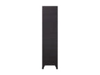 Armoire à casiers Anthracite et rouge 90x45x180 Acier 2 ISZB81088