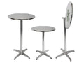 Ensemble table haute housse de table haute Dekonao-J30 pliable et réglable en hauteur 60cm - housse bord EBKP07755