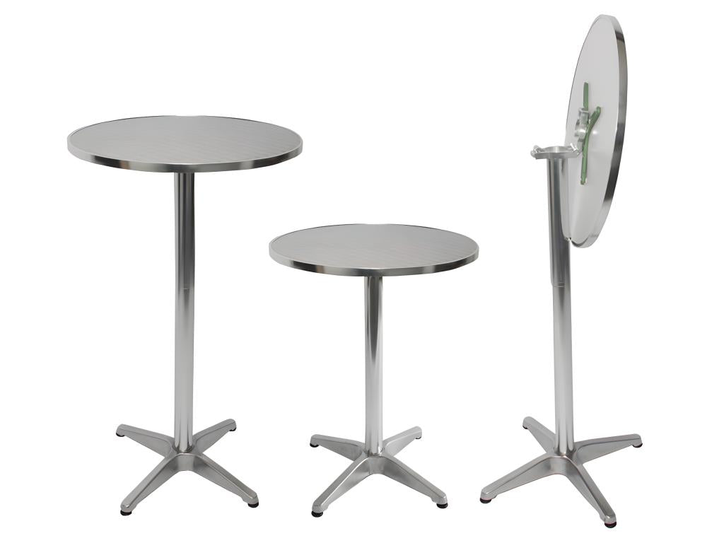 Ensemble table haute housse de table haute Dekonao-J30 pliable et réglable en hauteur 60cm - housse bord EBKP07755