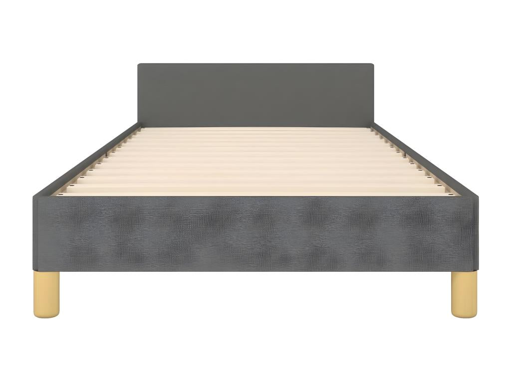 Cadre de lit sans matelas avec tête de lit 80x200cm tissu NPMW23187