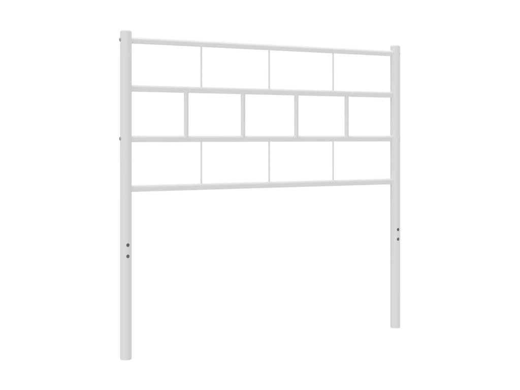 Tête de lit métal blanc 100cm NWJN44740