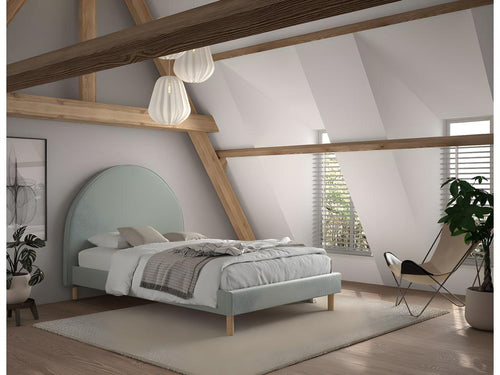 Cadre de lit Ligniva BF009 140x200 cm Vert SGOP77929