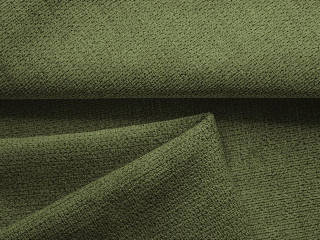Canapé d'angle gauche convertible en tissu chenille - verte bouteille - Dekonao UAQZ32328