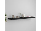 Etagère murale flottante Noir 120x23.5x3.8 MDF GKSH59214