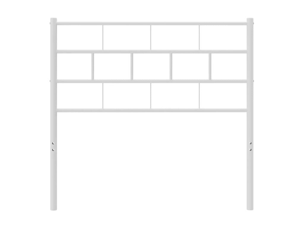 Tête de lit métal blanc 100cm NWJN44740