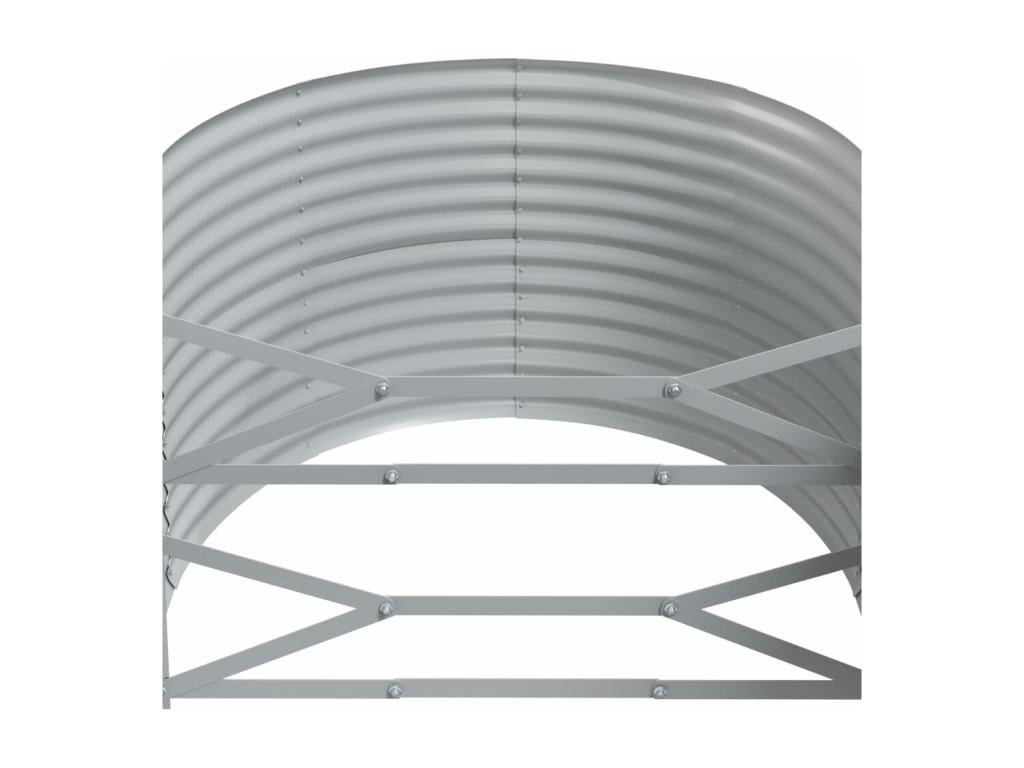 Lit surélevé de jardin Acier enduit de poudre 322x100x68cm Vert BCGH93075