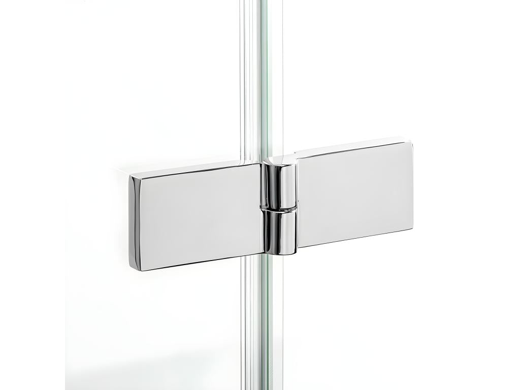 Porte de douche pliante gauche 90 cm Ligniva CJRU54633
