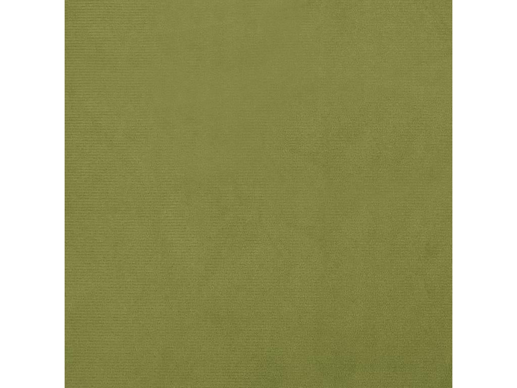 Fauteuil à bascule et pieds en bois d'hévéa Vert clair Velours BHCS34338