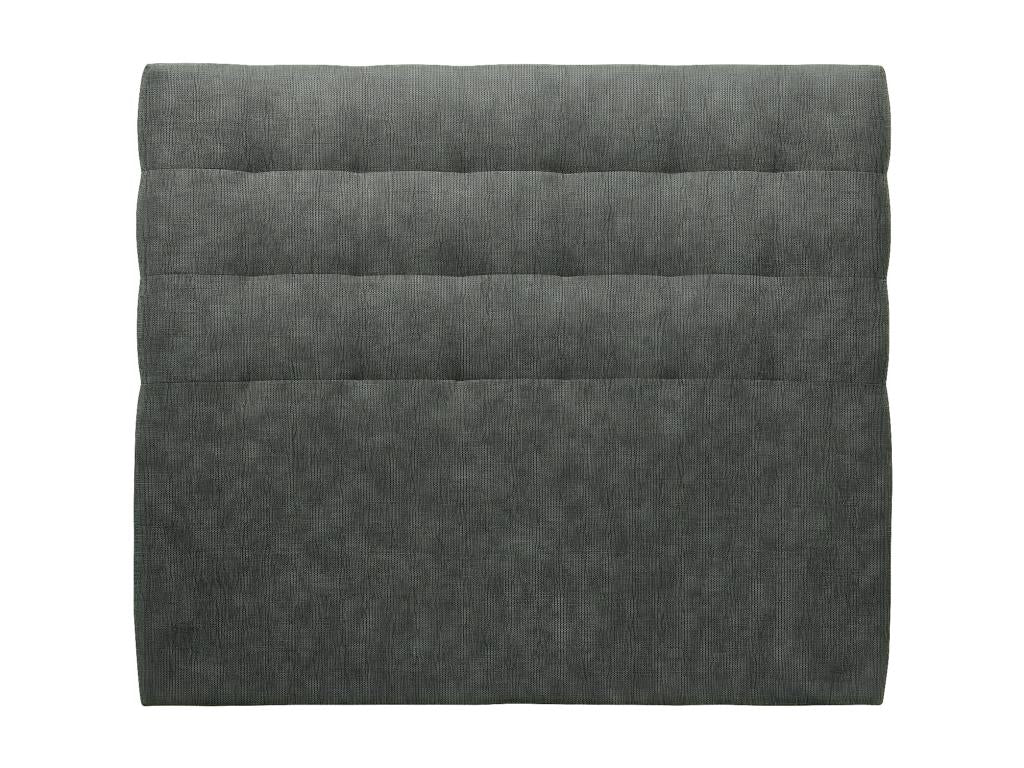 Tete de lit Capitonnée Tissu Vert L 135 cm - Ep 10 cm rembourré MCRU63141