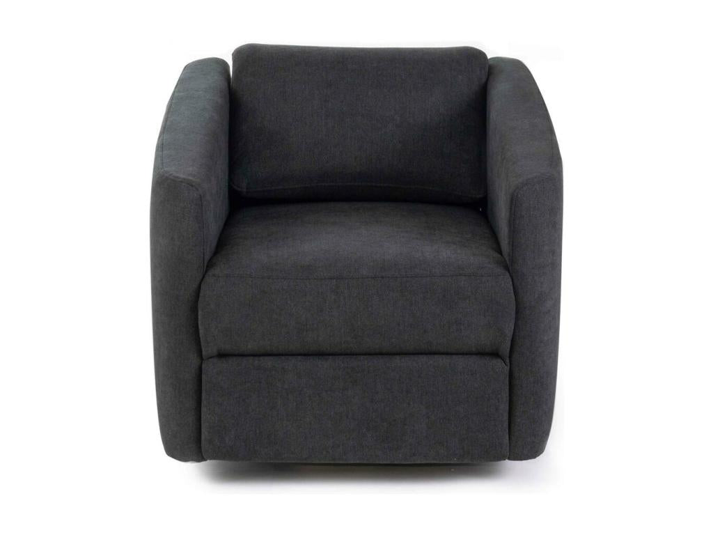 Nobellea - Fauteuil inclinable manuel en tissu Gris Foncé YOKO17560
