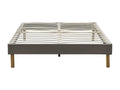 Matelas Dekonao 140x190 Sommier Gris Ressorts Mémoire de Forme 25,5 cm 5 Zones Confort Moelleux Ferme UBXW08110