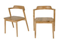 Dekonao - Lot de 2 chaises en teck - Bois RTSO52963