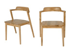Dekonao - Lot de 2 chaises en teck - Bois RTSO52963
