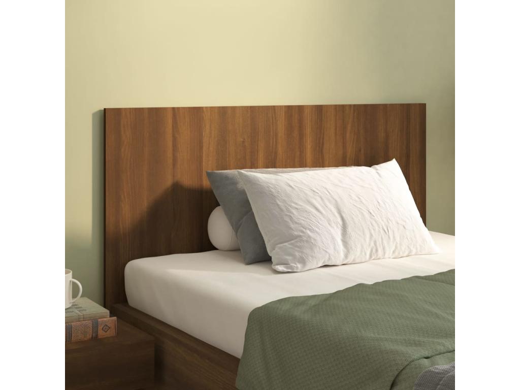 Tête de lit Chêne marron 120x1,5x80 cm Bois d'ingénierie SUAK27451