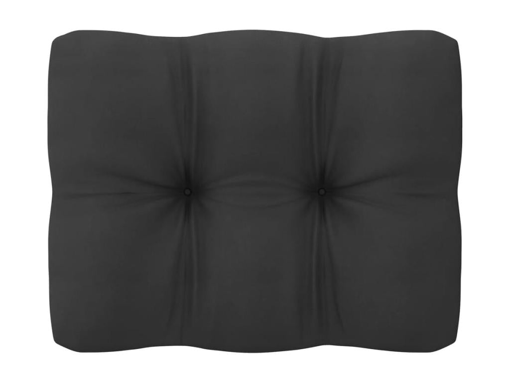 Salon de jardin 12 pièces avec coussins Blanc Bois de pin massif JKGU48579