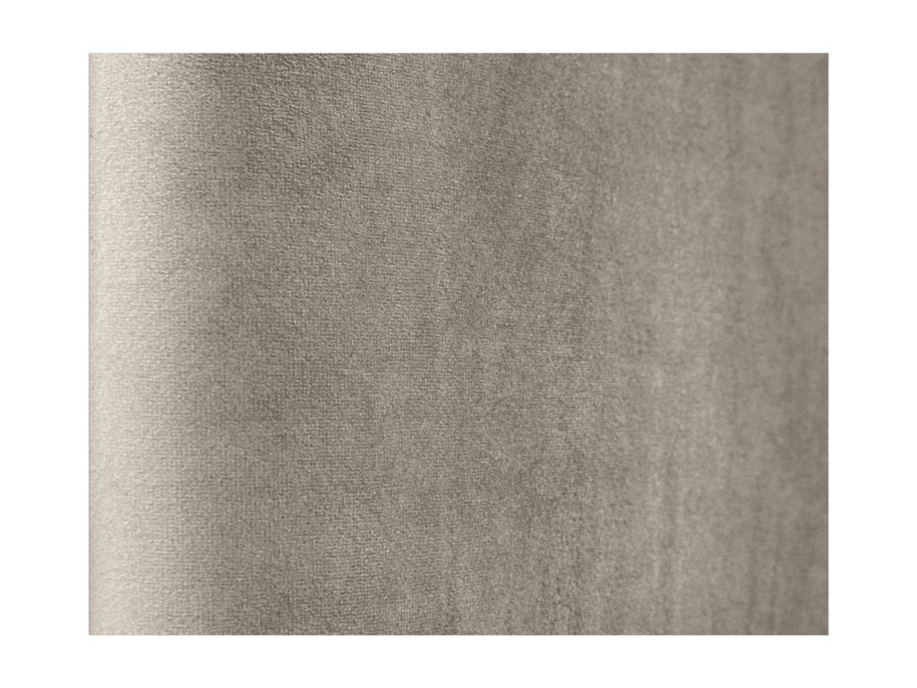 Dekonao Tête de Lit Velours Lisse 110x115 avec Pieds de Lit 105 - Marron VLHP37791