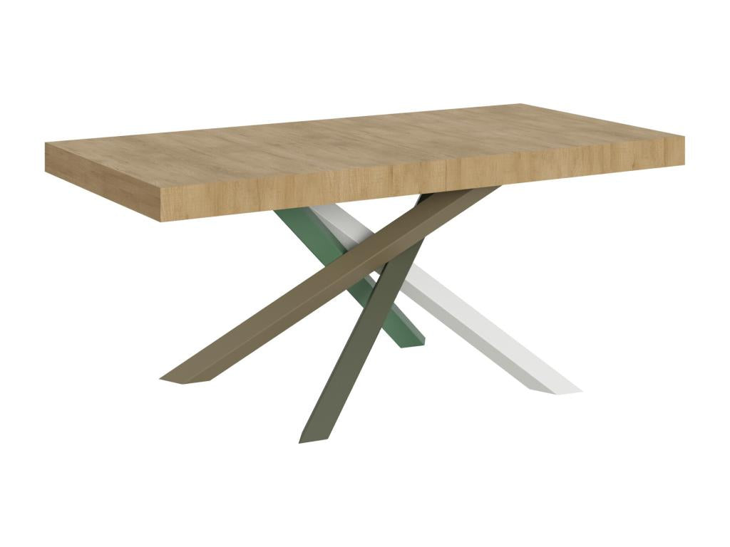 Table extensible 90x180/440 cm Volantis Chêne Nature cadre 4/A NELX21829