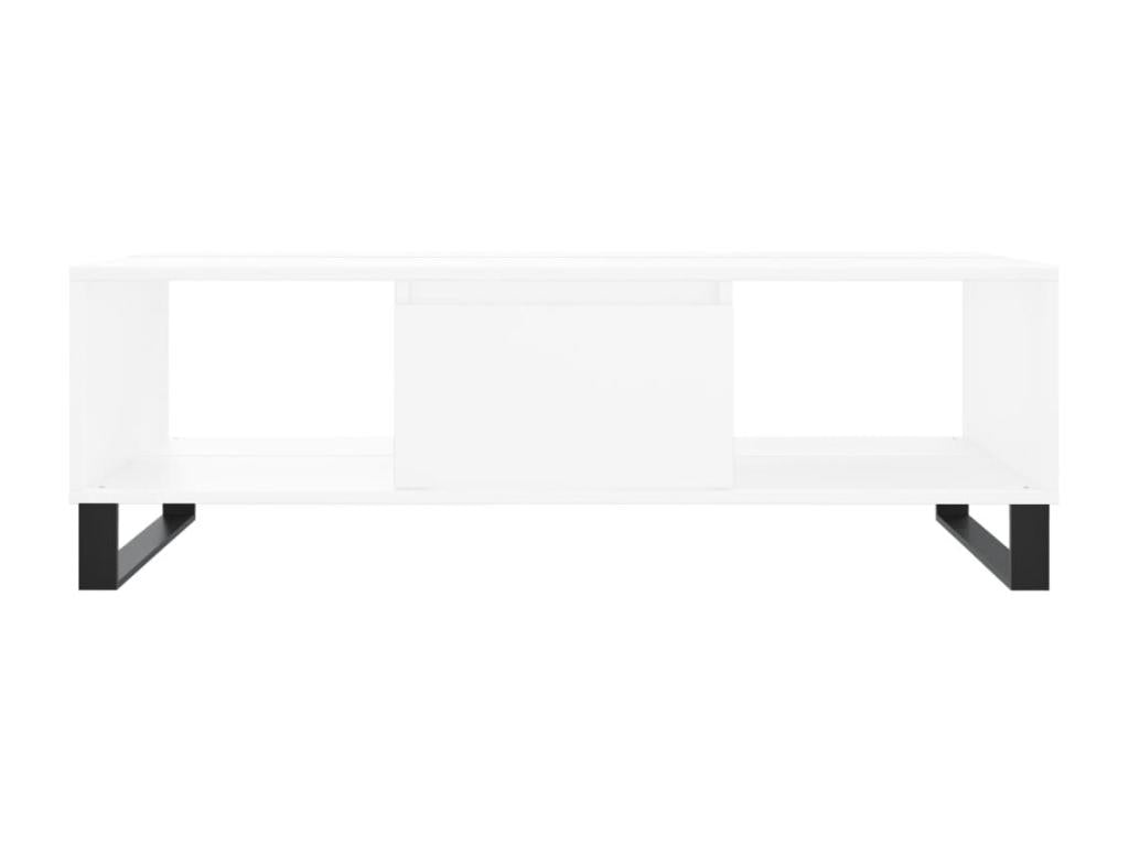 Table basse blanc 104x60x35 bois d'ingénierie RPCG49165