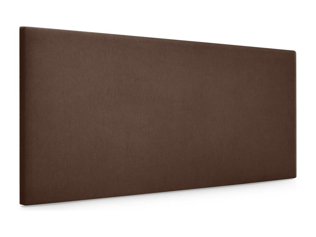 Dekonao Tête de lit en tissu Dekonao lisse 95x50cm Lits 90 - Marron SXWG28468