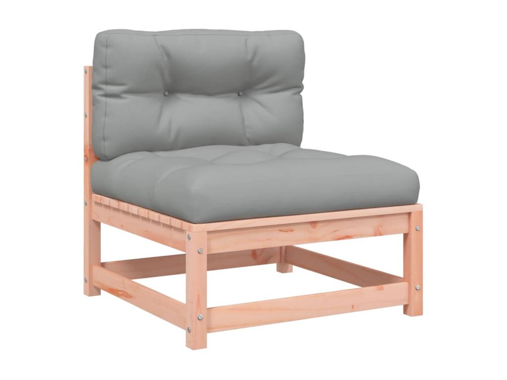 Salon de jardin 7 pcs et coussins bois massif sapin de Dekonao GPJQ12813