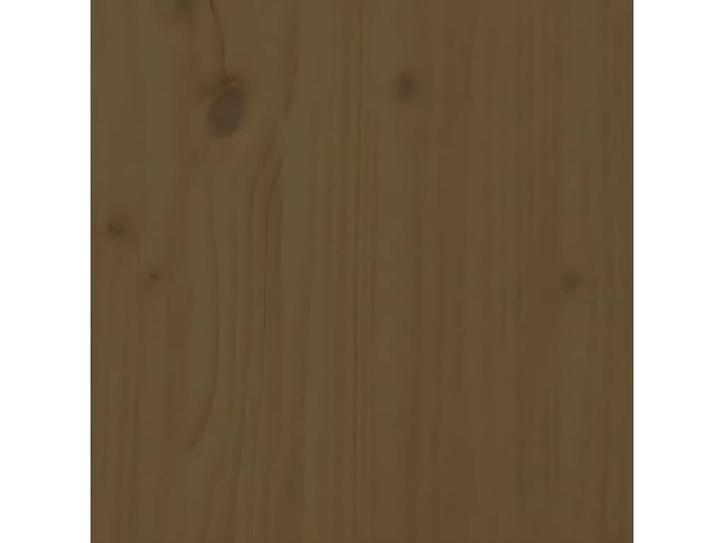 Table console Marron miel 75x35x75 cm Bois massif de pin FPQY22332