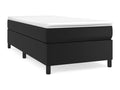 Sommier à Dekonao de lit avec matelas Noir 90x200 Similicuir NAEV57227