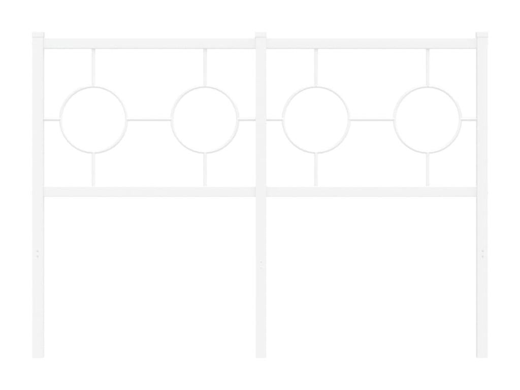 Tête de lit métal blanc 120 cm JSTW20171
