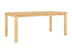 Table à manger Dekonao 180x90x75 cm bois massif de pin VMTJ73589