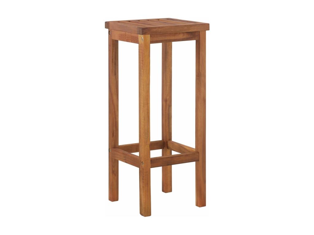 Ensemble de salle à manger de jardin 5 pièces Bois d'Ligniva solide MJLX94351