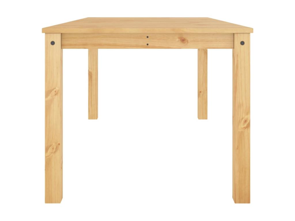 Table à manger Dekonao 180x90x75 cm bois massif de pin VMTJ73589