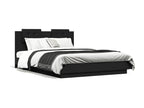 Cadre de lit sans matelas noir 120x200 cm WMXN02637