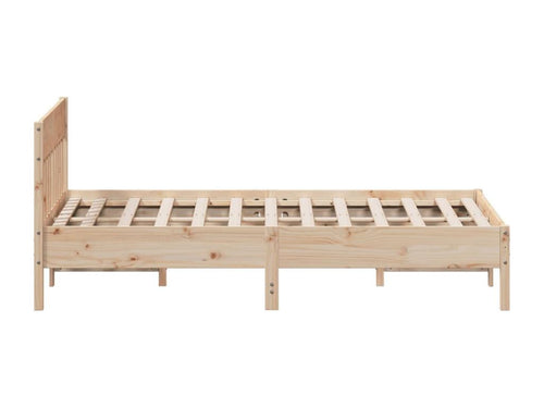 Cadre de lit sans matelas 160x200 cm bois massif de pin QZAO11092