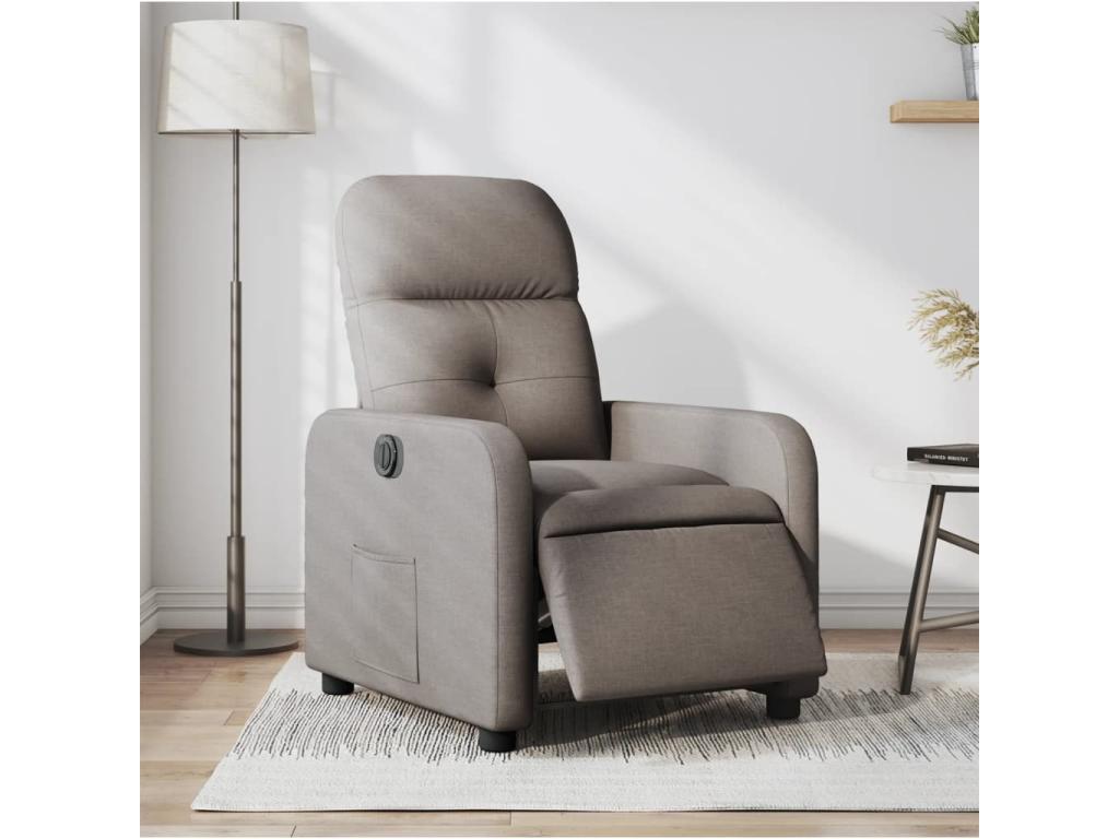 Fauteuil inclinable électrique Ligniva Tissu LMSK67643