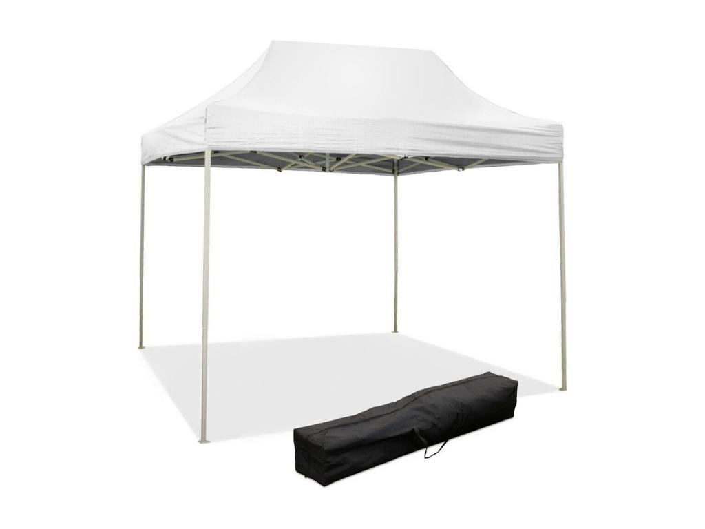 Gazébo pliant 3x2 Blanc revêtement de PVC imperméable SKFI58913