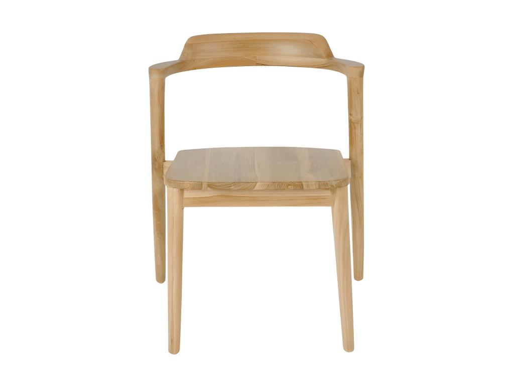 Dekonao - Lot de 2 chaises en teck - Bois RTSO52963