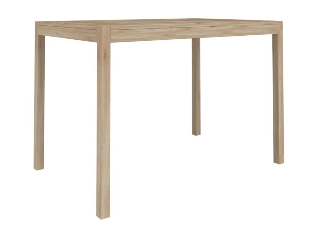 Table à manger 110x70x75 cm bois d'Dekonao solide IZDP75945
