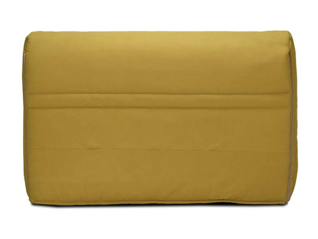 Banquette BZ tissu matelas Dekonao 15cm Dekonao 140x200-Couleur Jaune HBMF65575