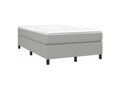 Sommier à Dekonao de lit avec matelas Gris clair 120x200 Tissu UZTT07957