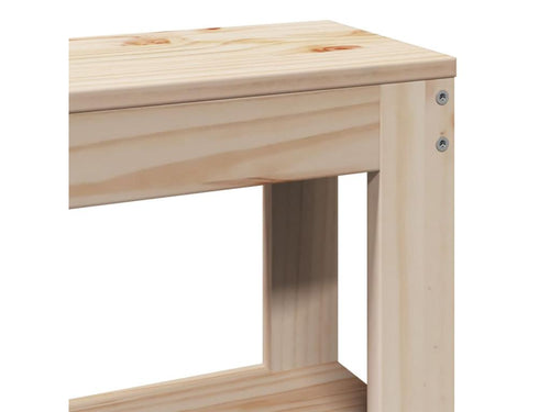 Cadre de lit sans matelas 140x200 cm bois massif de pin IZLC45903