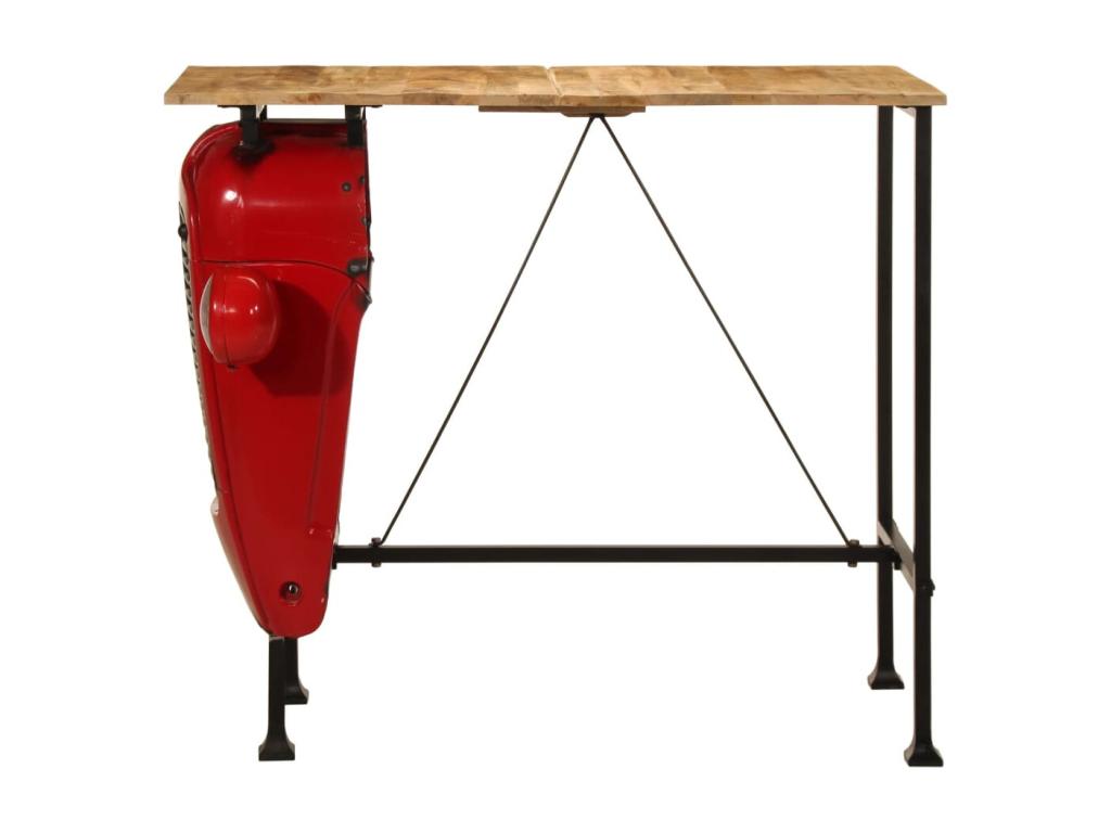 Ensemble de bar 5 pcs bois de manguier massif EQVS63156