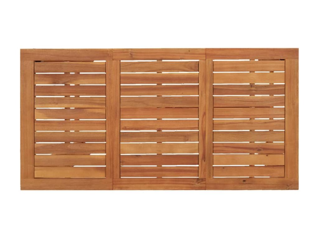 Ensemble de salle à manger de jardin 5 pièces Bois d'Ligniva solide MJLX94351