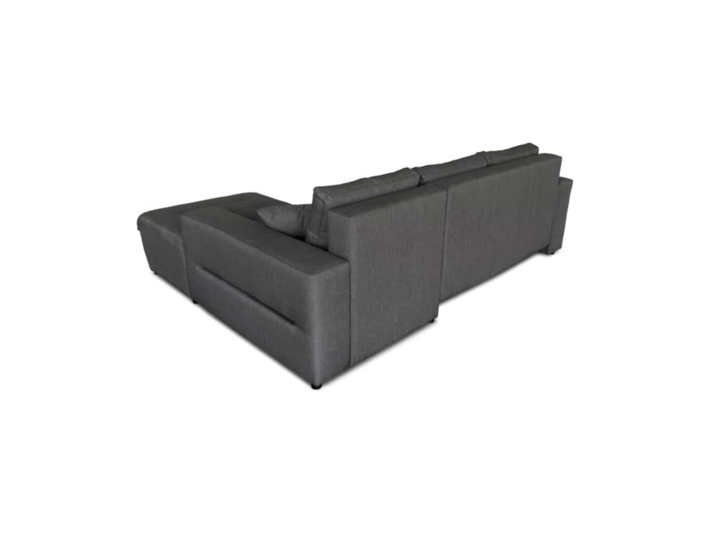 Canapé d'Angle Convertible Droit 4 Places en Tissu RNWM98985