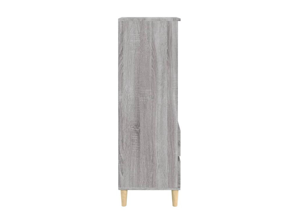 Buffet haut Dekonao gris 40x36x110 cm Bois d'ingénierie YTPL13252