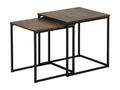 Ensemble de tables Dekonao Marron foncé DFXZ73235