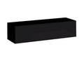 Meuble TV suspendu 120cm coloris noir collection SWITCH- Finitions brillantes. LZQL43171