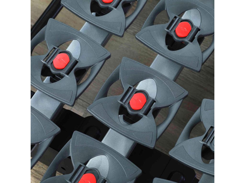 Sommier électrique de relaxation tout plots tissu anthracite 90x190 WEJH23338